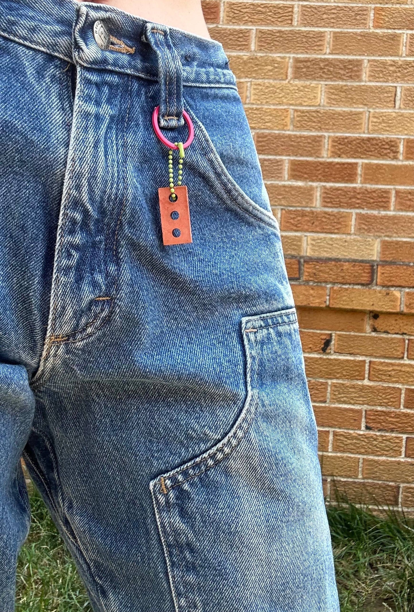 "Pride is a Protest" Keychain