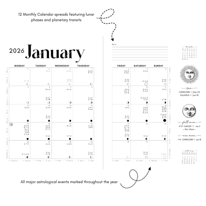 2026 Writual Tarot Planner