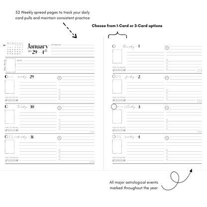 2026 Writual Tarot Planner