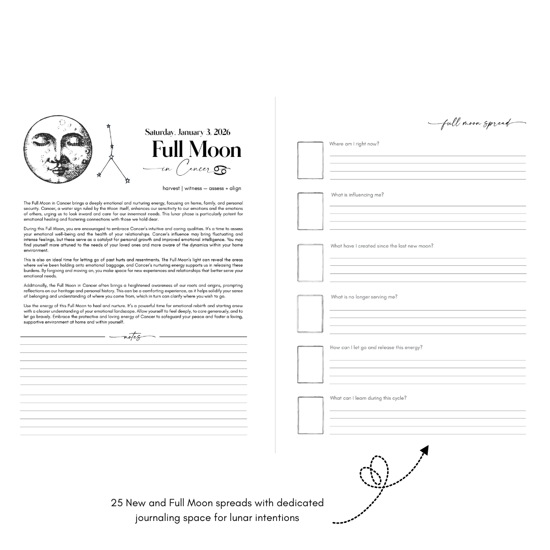 2026 Writual Tarot Planner